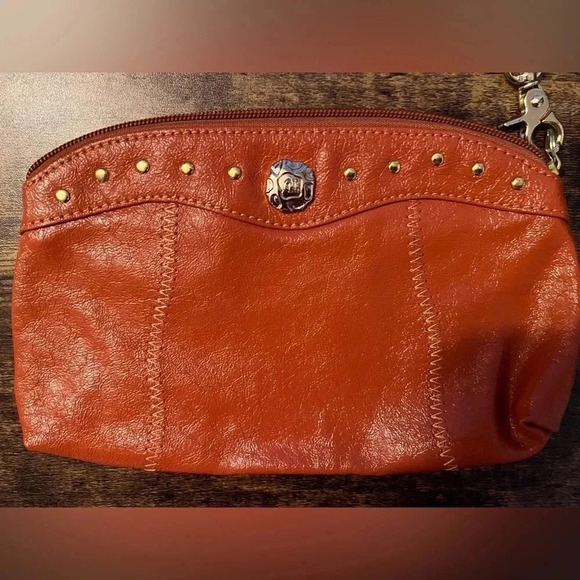 Chi by Carlos Falchi | ladies leather wristlet - Picture 2 of 16